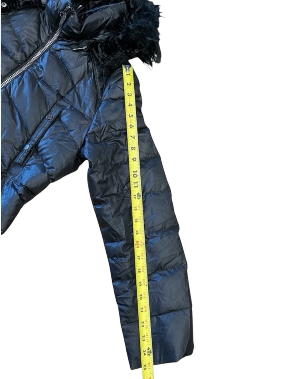 Marc New York 164854 Women's Shirley Faux Fur Trim Hood Parka Black Sz.Large - Picture 11 of 15